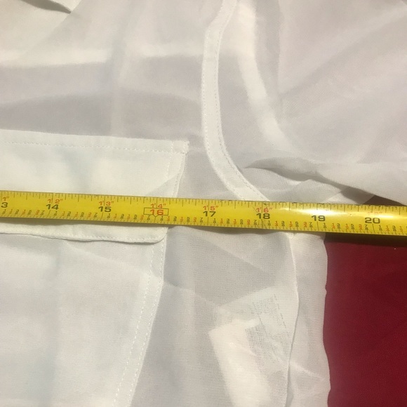 🛍 3/$20 Studio F off white top NWOT - Picture 5 of 7